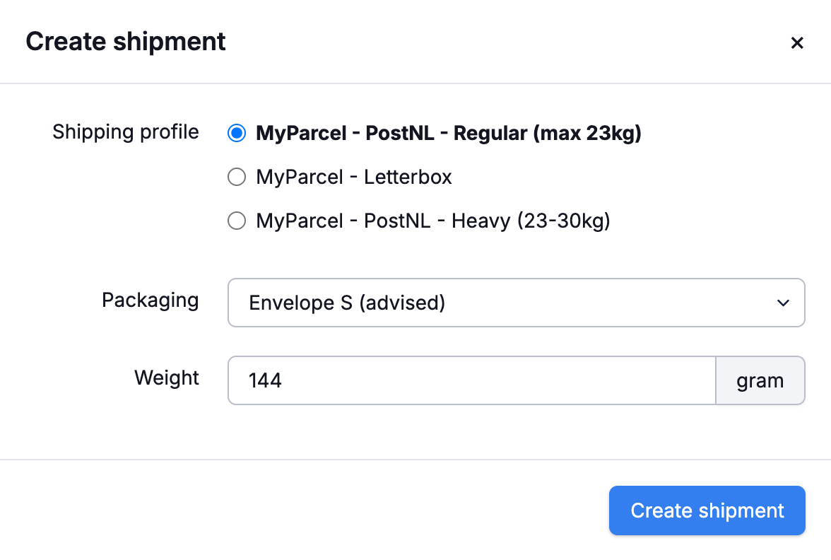 Register packaging