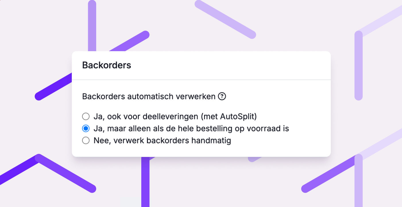 Backorders automatisch verwerken