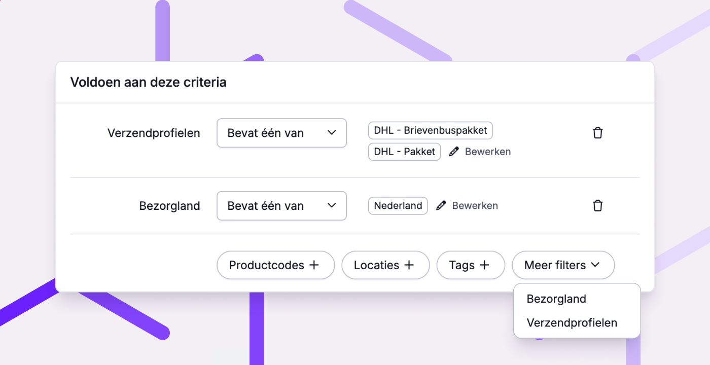Stel je batches gerichter samen