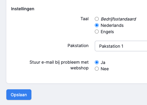 Changelog september: E-mailnotificatie bij problemen met webshop koppelingen