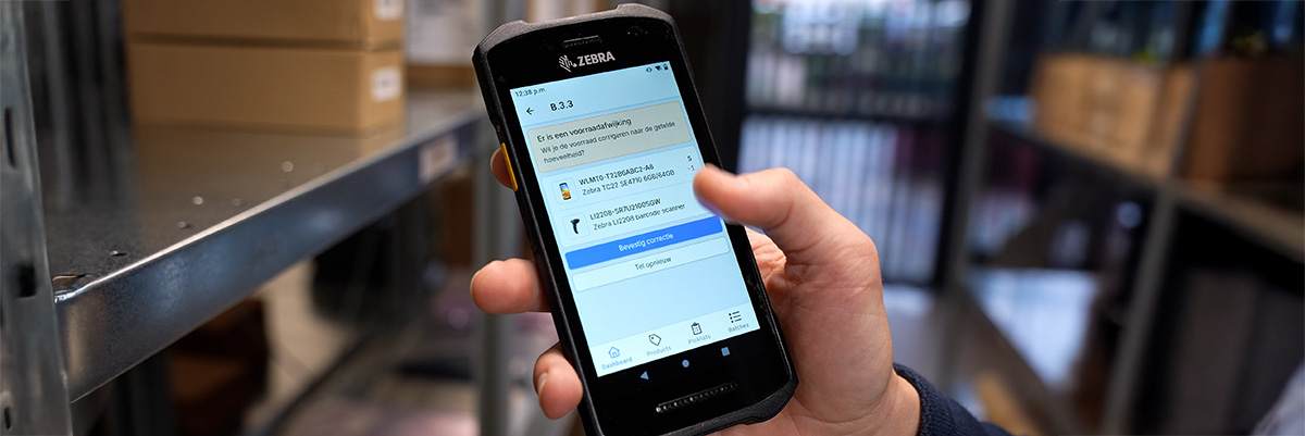 Picqer App in een magazijn