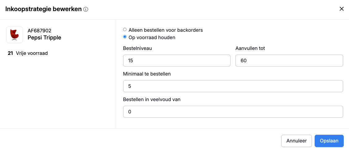 Inkoopstrategie in het fulfilmentportaal