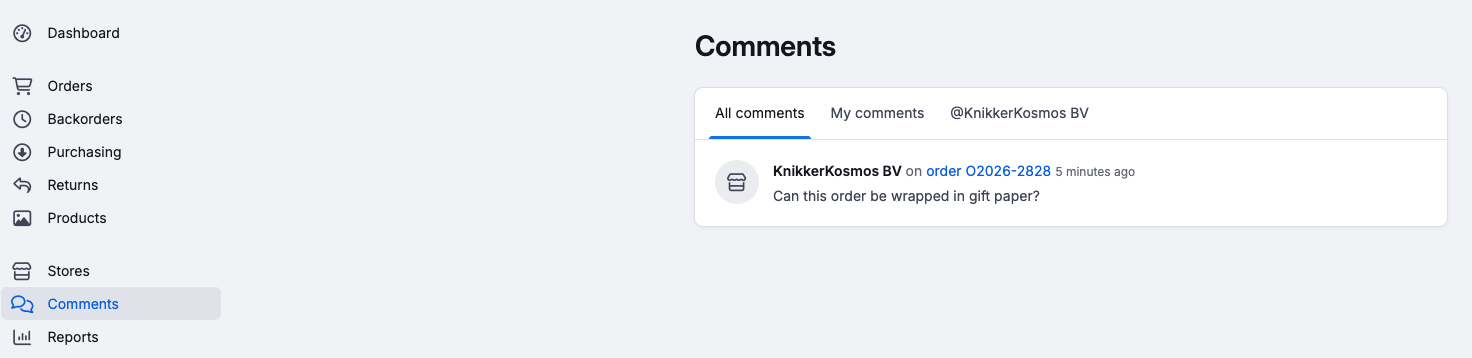 Finding comments